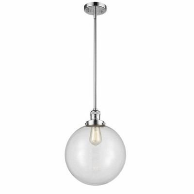Beacon - 1 Light Stem Hung Mini Pendant In Industrial Style-15 Inches Tall and 12 Inches Wide