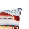 C&F Home North Pole Toy Shop Light-Up LED Light-Up Christmas Throw Pillow - 3 of 3