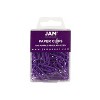 JAM Paper Colored Standard Paper Clips Small 1 Inch Purple Paperclips 2183753A - 2 of 3