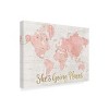 Sue Schlabach Across The World Shes Going Places Pink Outdoor Canvas Art - 4 of 4
