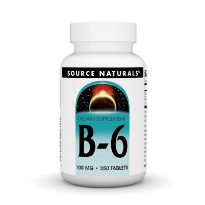 Vitamin B-6 100mg by Source Naturals, Inc.  -  250 Tablet