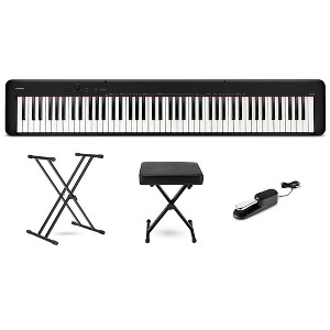 Casio CDP-S160 Compact Digital Piano Essentials Bundle Black - 1 of 4