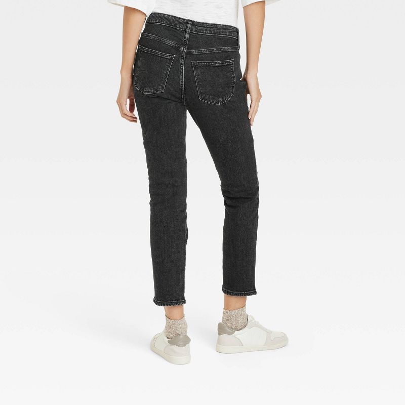 Women's High-Rise Slim Straight Jeans - Universal Thread™, 3 of 13