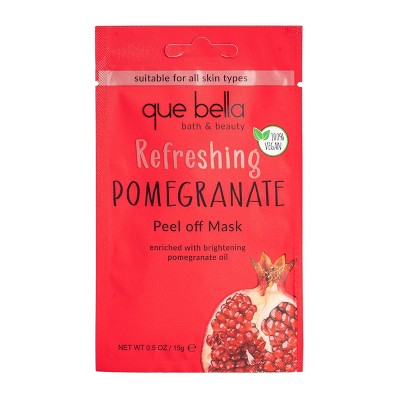 Que Bella Refreshing Pomegranate Peel Off Mask - 0.5oz