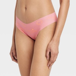 Women's Invisible Edge Cotton Cheeky Bikini Underwear - Auden™ - 1 of 4
