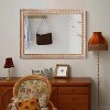 Angel Sar 22x30 Inch Wood Framed Mirror, Farmhouse Wall Mounted Rectangle Bathroom Mirror with Wood Beading, Horizontal or Vertical Installation - 3 of 4