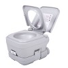 Sandinrayli 2.6 Gal. Gray Porta Potty Portable Toilet No Leakage Camping RV Outdoor Toilet - 3 of 4