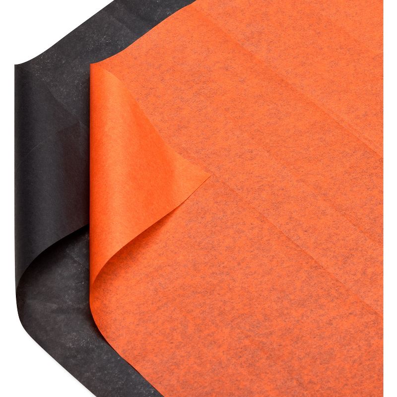 6ct Tissue Sheets Orange/Black, 6 of 9