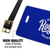 Queens University of Charlotte Primary Logo Luggage ID Tags Suitcase CarryOn Cards  Set of 2 - 2 of 4