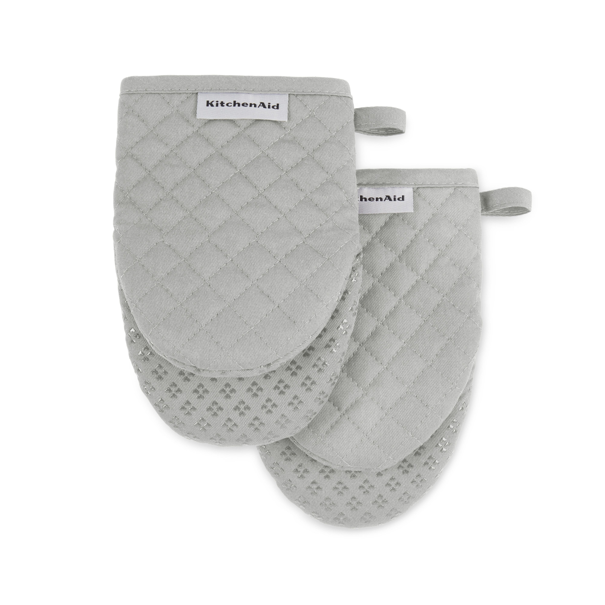 KitchenAid Asteroid Mini Oven Mitts 2-Pack, Grey