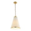 Adelais 12" Pendant - PND4136 - Gold/White - Safavieh - 2 of 4