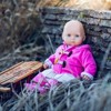 The Queen's Treasures 15 Inch Baby Doll Clothes Pink & Cream Overalls Set - 3 of 4
