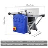 Benchtop Planer 13", 1250W 8000 RPM Low Noise Thickness Tool for Hard & Soft Wood - 2 of 4