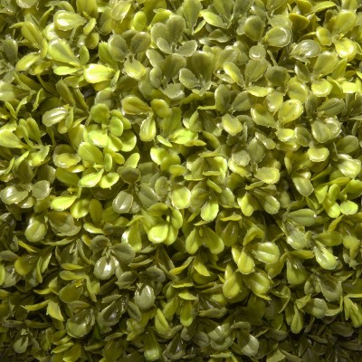 Elegant Outdoor 48" Plastic Boxwood 3-Ball Topiary in Pot