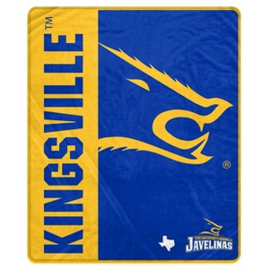 NCAA Texas A&M Kingsville Javelinas Ultra Soft Tailgate Throw Blanket - 1 of 2