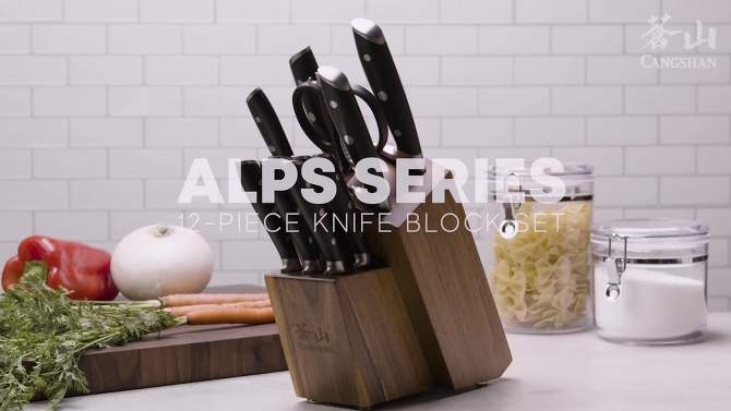 Cangshan Alps 12pc Knife Block Set, 2 of 14, play video