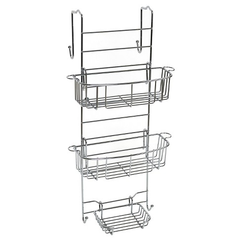 Zenna Home Over The Door Adjustable Rust Resistant Shower Caddy 