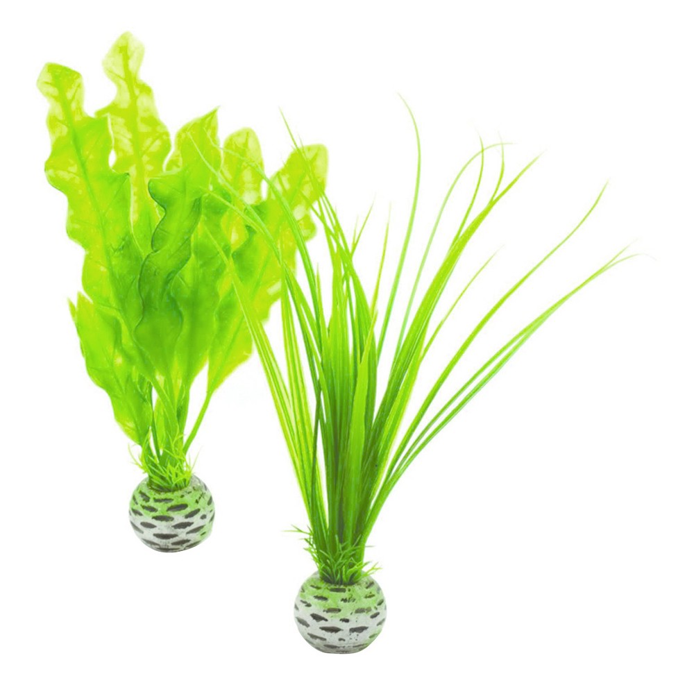 Photos - Aquarium Decoration BiOrb Easy Plant Set Aquarium Artificial Plants - Green - S 