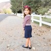 Hope & Henry Girls'  Cotton French Blocked Sweater Dress, Infant - 3 of 4
