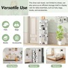 TIRAMISUBEST Rotating Shoe Rack Tower, 7-Tier Spinning Shoe Shelf with 5 Grids Per Layer, Display Rack, 360¡ã Revolving Shoe Carousel Closet Organizer - 4 of 4