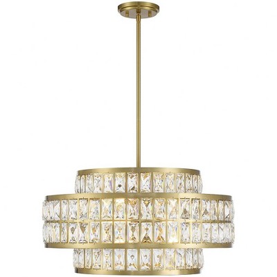 Savoy House Renzo 4 - Light Pendant in  Warm Brass