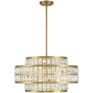 Savoy House Renzo 4 - Light Pendant in  Warm Brass - 1 of 3