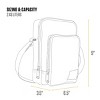 Crossbody Zip Bag, Durable, Adjustable Crossbody Bag with Zipper Closure - 4 of 4
