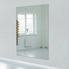 Home Gym Mirrors 12 Inchx 12Pcs Wall Mounted Frameless Full Length Mirror Tiles for Bedroom Door Bathroom Black Color - 3 of 4