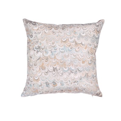 18"x18" Swirls Square Throw Pillow - Sure Fit