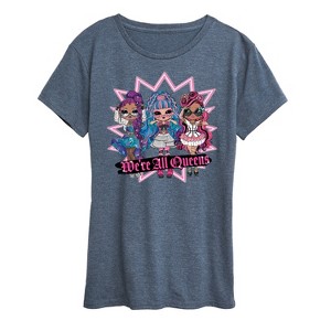 Women's - LOL Surprise! - We're All Queens Short Sleeve Graphic T-Shirt - 1 of 4