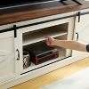 65" LED Farmhouse TV Stand for 65/70/75 Inch TVs,Tall Entertainment Center Storage Cabinets w/Power Outlets - 4 of 4