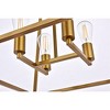 Elegant Lighting Declan 20 inch pendant in brass - 4 of 4