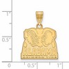 Black Bow Jewelry 10k Yellow Gold Alabama Crimson Tide NCAA Medium Pendant - 2 of 3