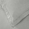 Cotton Linen Garment Washed 3 Piece Duvet Cover Set by Blue Nile Mills - 4 of 4