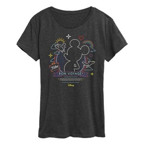 Women's - Disney - Mickey Mouse Short Sleeve Graphic T-Shirt - 1 of 4