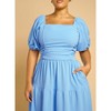 Rebdolls Women's Lana Ruched Skater Maxi Dress - 3 of 4