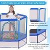 Belatt 55" Toddler Trampoline with Safety Enclosure Net and Balls | Indoor/Outdoor Mini Trampoline for Kids | Fun, Safe, and Durable - 4 of 4