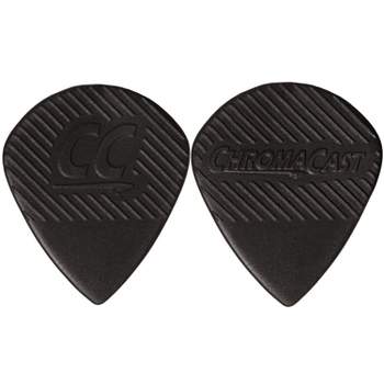 ChromaCast Speed Series Leather Racing Stripe Guitar Strap, Black