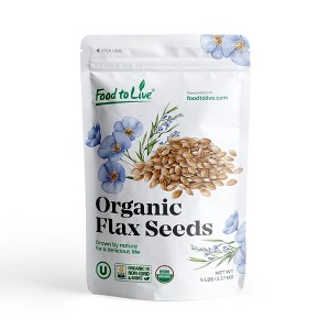 Organic Brown Flax Seeds - by Food To Live - 1 of 4
