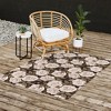 Avenie A Realm Of Roses Dark Academia Outdoor Rug - Deny Designs - 3 of 4