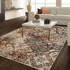 Vintage Traditional Distressed Floral Medallion Indoor Runner or Area Rug by Blue Nile Mills - 2 of 4