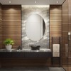 Nolan 24" Aluminum LED Oval Mirror - LMR1005 - White - Safavieh - 4 of 4