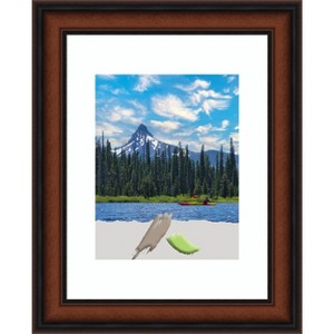 Amanti Art Cyprus Walnut Narrow Wood Picture Frame - 1 of 4