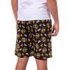Harry Potter Pajamas Hogwarts House Crest All Over Print Pj Sleep Shorts - 4 of 4