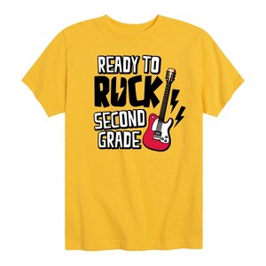 Boys' - Instant Message - Ready To Rock Second Grade Short Sleeve Graphic T-Shirt - 1 of 4