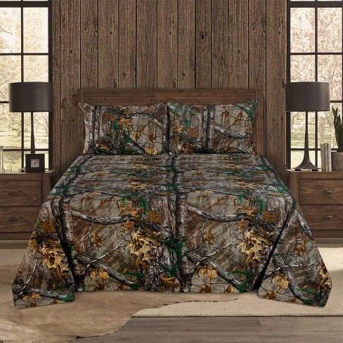 Realtree Camo Sheets Set Camouflage Bedding Licensed 