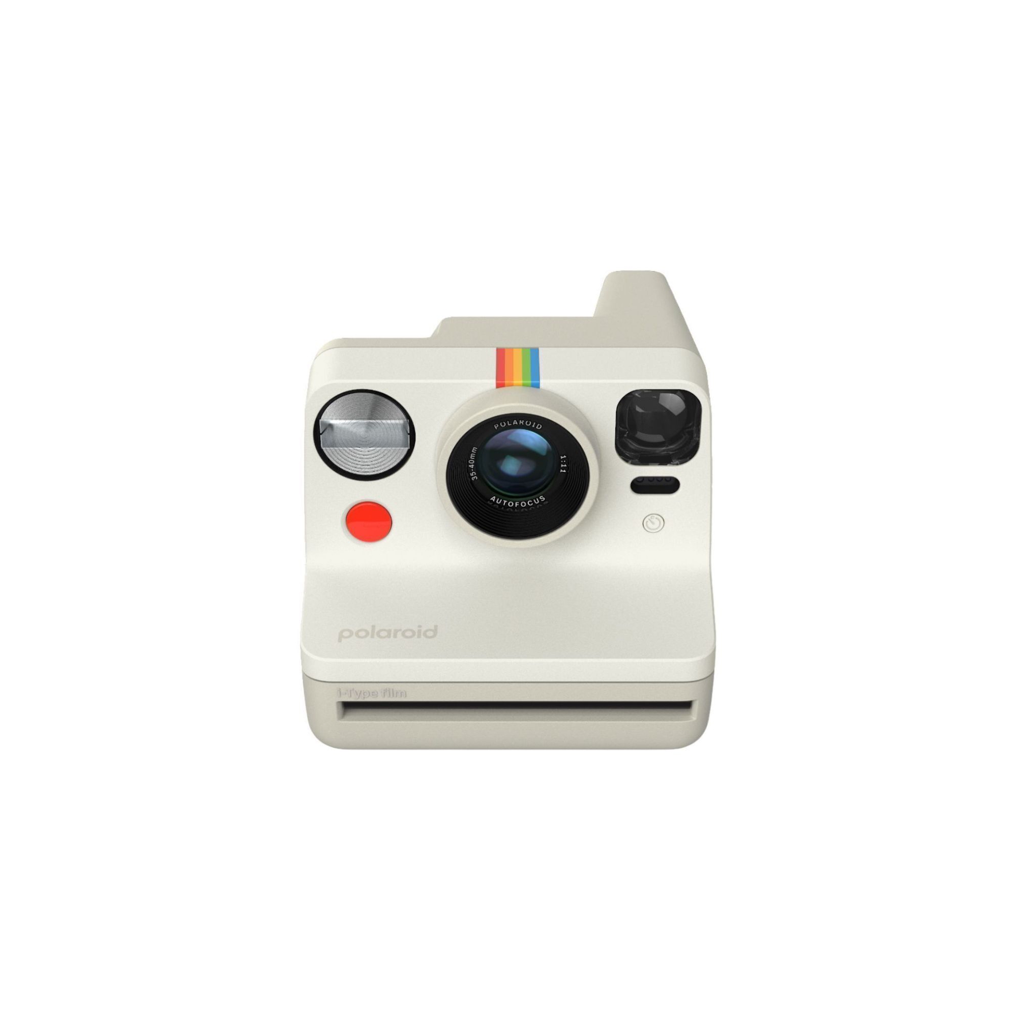 Polaroid Now Generation 2 i Type Vintage White Instant Camera with Analog Design
