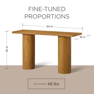 Lana Refined Natural Solid Wood Console Table