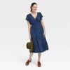 Women's Flutter Short Sleeve Tiered A-Line Dress - Knox Rose™ - image 3 of 3