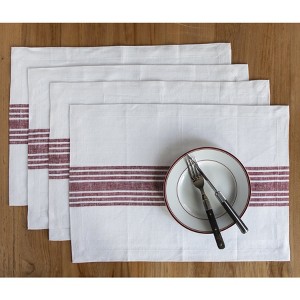 Solino Home Striped Linen Placemats | Farmhouse - 1 of 4